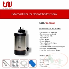 Lọc thùng TRU Inox External Mini Nano Filter