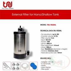 Lọc thùng TRU Inox External Mini Nano Filter