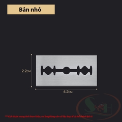 Lưỡi lam thay thế dụng cụ dao cạo rêu