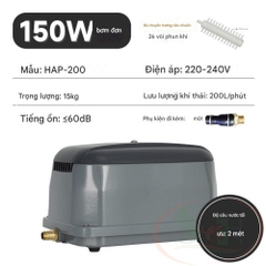 Máy sủi oxy Hailea Hi-Blow Air Pump HAP series