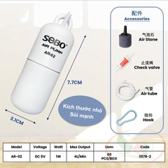 Máy sủi oxy Sobo USB Mini Silent Air Pump