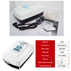 Máy sủi oxy tích điện Kaokui 9950, 9970 AC DC Air Pump