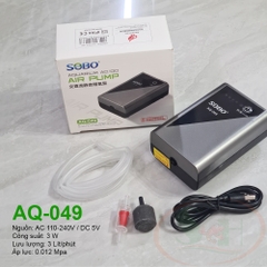 Máy sủi tích điện Sobo AC/DC Air Pump AQ series