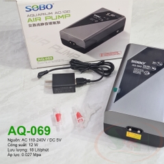 Máy sủi tích điện Sobo AC/DC Air Pump AQ series