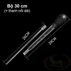 Ống bóp tay hút phân cặn mini