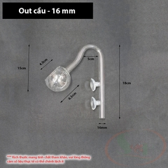 Ống in out thủy tinh mini OEM 10, 12, 16 mm