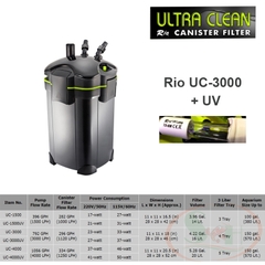 Lọc thùng Rio Ultra Clean UC 1500, 3000, 4000 UV
