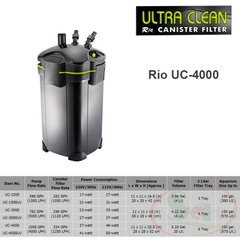 Lọc thùng Rio Ultra Clean UC 1500, 3000, 4000 UV