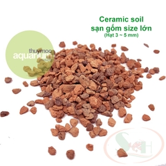 Sạn sỏi suối trải nền gốm ceramic, sạn trắng, sạn suối nâu, vàng kim sa