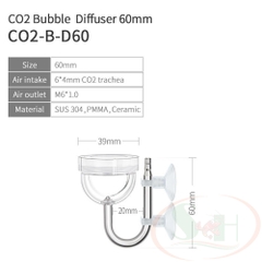 Sủi co2 Week Aqua Bubble Diffuser Ver.2