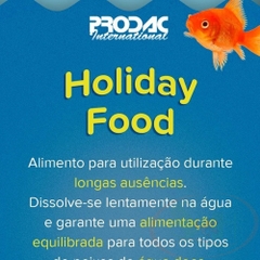 Thức ăn cá Prodac Holiday Food tan chậm