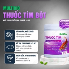 Thuốc tím Multibio khử khuẩn phổ rộng