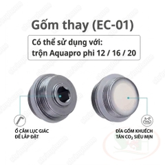 Trộn co2 Aquapro External Diffuser 12 / 16 / 20 mm