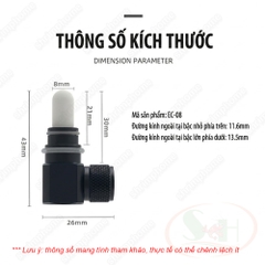 Trôn co2 Aquapro gắn out lọc treo