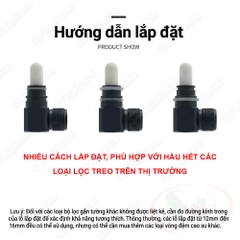 Trôn co2 Aquapro gắn out lọc treo