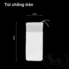 Túi lọc cặn hai lớp dây rút chống tràn