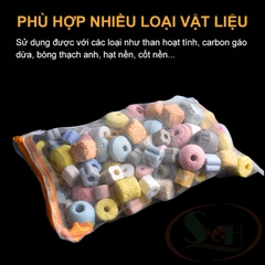 Túi lưới mịn đựng vật liệu lọc