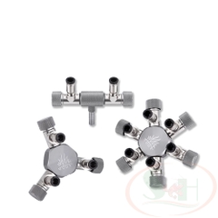 Van chia co2 Week Aqua Splitter 2 / 3 / 6 đầu