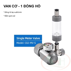 Van co2 Week Aqua Regulator Meter Solenoid cơ / điện