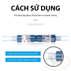 Van khóa dòng Marine nối chuyển phi 12, 16, 20 mm