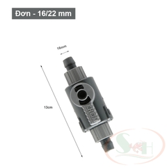 Van khóa Eheim Quick Release Tap 9, 12, 16 mm