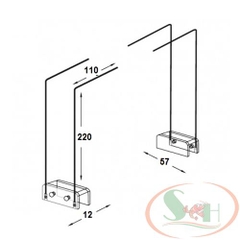 Chân gác đèn inox Chihiros A1 Steel Stand