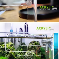 Khay acrylic hít giữ thức ăn nổi