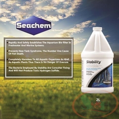 Vi sinh nước Seachem Stability 100ml, 250ml, 500ml, 1L, 2L