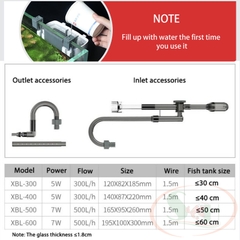 Lọc treo Xiaoli Sunsun XBL 300, 400, 500, 600 kèm hút váng