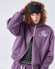 Insane® Weekly Boxy Hoodie Zip - Lavender