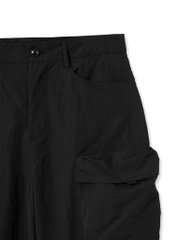 Insane® Cargo Parachute Pants - Black