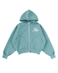 Insane® Weekly Boxy Hoodie Zip - Winter Green