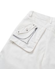 Insane® Rawline Jorts - White