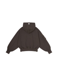 Insane® Pocket Boxy Hoodie - Brown