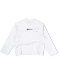 Insane® Basic Longsleeve - Trắng Thêu Đen