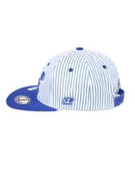Striped Snapback - Blue