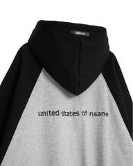 Insane® U.S.I Cánh Dơi Hoodie - Jet Black