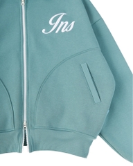 Insane® Weekly Boxy Hoodie Zip - Winter Green