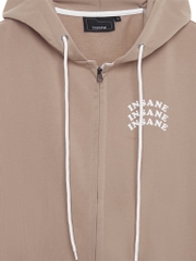 Insane® Essential Hoodie Zip - Beige