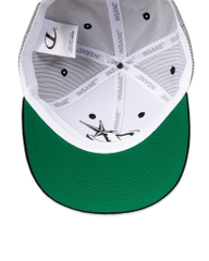 Striped Snapback - Black