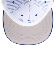 Striped Snapback - Blue