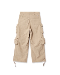 Insane® Cargo Parachute Pants - Beige