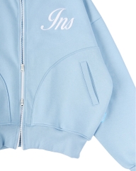 Insane® Weekly Boxy Hoodie Zip - Baby Blue