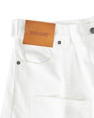 Insane® Stickers Shorts - White