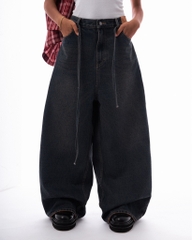 Insane® Baggy Basic Jeans - Deep Sea