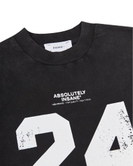 Insane® “24” Boxy Washed Tee - Black