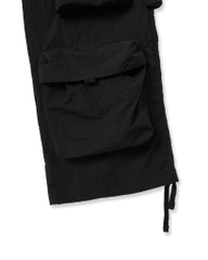 Insane® Cargo Parachute Pants - Black