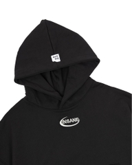 Insane® Pocket Boxy Hoodie - Black