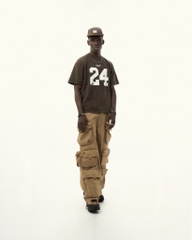 Insane® “24” Boxy Washed Tee - Brown