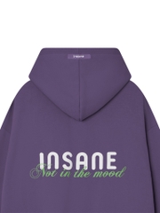 Insane® Not In The Mood Hoodie - Purple